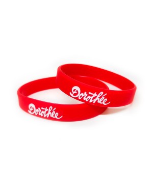 Bracelet Dorothée rouge et blanc